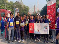 
      
      SOB athletes run Delhi Half Marathon to spread power of sports
      
      