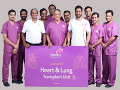 
      
      Kauvery Hospital successfully performed a heart transplant
      
      