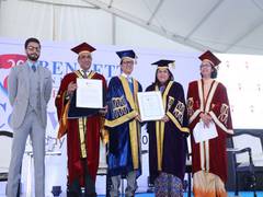 
      
      Bennett University awards 709 degrees
      
      