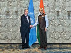 
      
      Jaishankar exchanges views on global concerns with UN chief
      
      