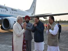 
      
      PM Modi arrives in Kedarnath
      
      