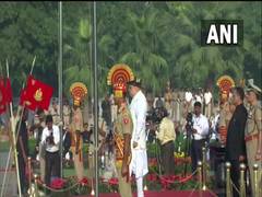 
      
      Amit Shah pays tribute at National Police Memorial
      
      