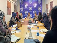 
      
      New UNAMA chief Otunbayeva meets Afghan Women Leaders
      
      