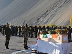 
      
      Indian Army pays tribute to soldier who died on Siachen Glacier
      
      