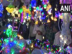 
      
      WB: Markets in Kolkata lit up with decorative lights on Diwali
      
      