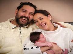 
      
      Yuvraj Singh, Hazel Keech celebrate first Diwali as parents
      
      