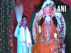 
      
      Devotees participate in 'maha aarti' of Goddess Laxmi at...
      
      