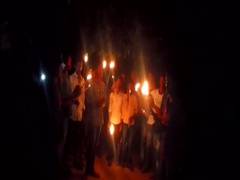 
      
      Tribal in Alluri stages protest demanding electricity 
      
      
