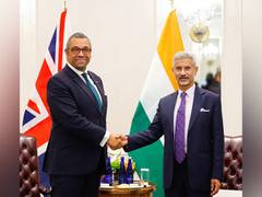 
      
      Jaishankar discusses bilateral relations, Ukraine with UK FS
      
      