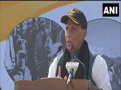 
      
      Our aim is to reclaim Pakistan-occupied Kashmir: Rajnath Singh
      
      