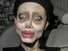
      
      Iran's 'Zombie Angelina Jolie' reveals her real face 
      
      