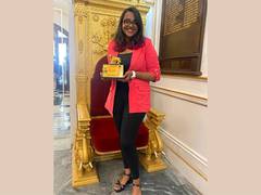 
      
      Dr Bhumika Gala received an Award by Governor of Maharashtra
      
      