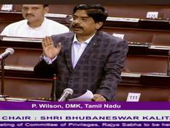 
      
      DMK's P Wilson urges Rijiju for constitutional amendment 
      
      