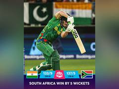 
      
      T20 WC: SA climb to top of Group 2 after 5-wicket win over India
      
      