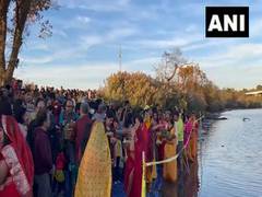 
      
      Indian Americans celebrate Chhath Puja across US
      
      