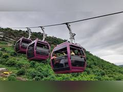 
      
      Damodar Ropeways carries 1.85 lakh passengers at four sites 
      
      