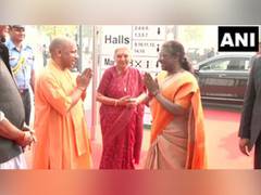 
      
      President arrives in Greater Noida to inaugurate India Water
      
      