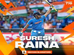 
      
      Suresh Raina signs for Deccan Gladiators in Abu Dhabi T10 League
      
      