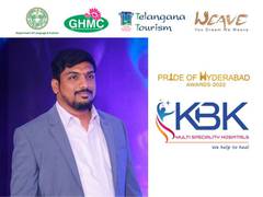 
      
      KBK Hospitals conferred the Pride of Hyderabad 2022 Award
      
      