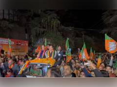 
      
      Himachal polls: BJP President JP Nadda holds roadshow in Shimla
      
      