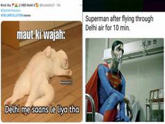 
      
      Delhi Pollution sparks meme fest on social media as AQI goes 500+
      
      