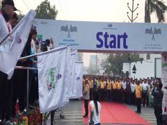 
      
      Half Marathon held in Kanpur to create awareness about keeping Ganga clean
      
      