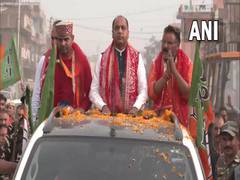 
      
      Himachal Polls: CM Thakur holds roadshow in Mandi
      
      