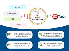 
      
      EZTax.in unveils Crypto Tax Filing and Automation Technology
      
      
