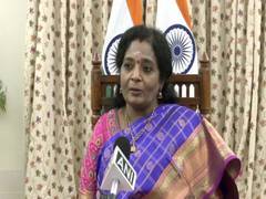 
      
      Telangana Governor submits '3rd year activity book' to Amit Shah
      
      