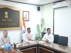 
      
      Union Ministers review preparations for Kashi Tamil Sangamam
      
      