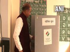 
      
      Himachal Assembly polls: CM Jairam Thakur casts vote in Seraj
      
      