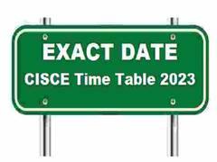 
      
      CISCE likely to release the date sheet by November
      
      