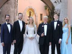 
      
      Donald Trump's daughter Tiffany marries beau Michael Boulos
      
      