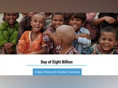 
      
      World population to hit 8 billion people today
      
      