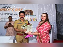 
      
      Mumbai joint commissioner of police attends Children's day event 
      
      