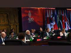 
      
      G20 Summit: PM Modi participates in second working session
      
      