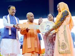 
      
      UP CM takes part in Griha Pravesh of housing beneficiaries
      
      