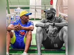 
      
      Dwayne Bravo congratulates Kieron Pollard on succesful IPL career
      
      
