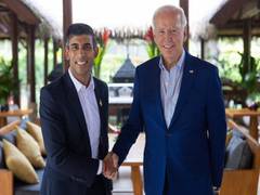 
      
      US President Biden holds meeting with UK PM Sunak
      
      