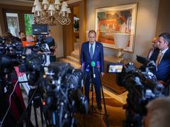 
      
      Lavrov blames West for Ukraine war, says 