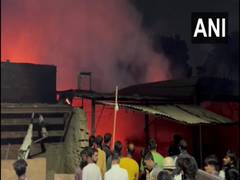 
      
      UP: Fire breaks out in shops in Greater Noida
      
      