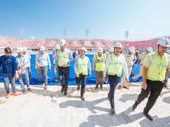 
      
      Top Odisha officials review Birsa Munda Stadium construction
      
      