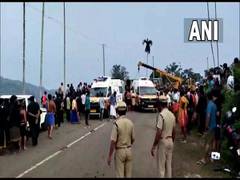 
      
      Bus carrying Sabrimala Pilgrims meets with accident, 44 injured
      
      