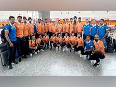 
      
      Indian men's hockey team leaves for Australia Tour
      
      