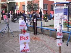 
      
      Nepal citizens vote for stable government and development
      
      