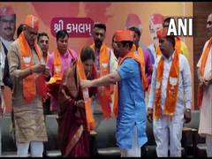 
      
      Denied a ticket, former Gujarat Cong MLA joins BJP 
      
      