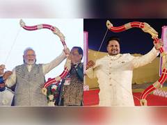 
      
      Sumit Khetan stole the show at the mass wedding ceremony
      
      