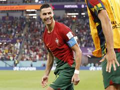 
      
      Ronaldo becomes first player to score in 5 WCs
      
      