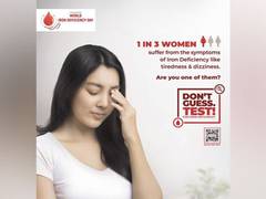 
      
      1 in 3 women suffer from Iron Deficiency symptoms
      
      