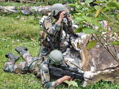 
      
      Indian-Indonesian special forces conduct jungle warfare 
      
      
